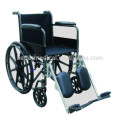 Steel manual wheelchair for outdoor travel use